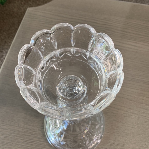 Vintage/Candle Holder Elegant Etched EUC. 
11” Tall ⭐️ LIKE NEW - Picture 2 of 12